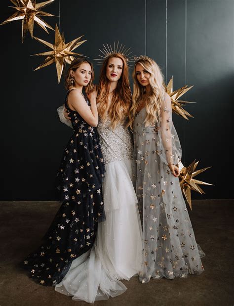 A Star is Born: Gold + Gilded Midnight Magic to Bring in the New Year | Sparkly prom dresses ...