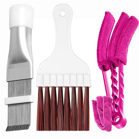 Hommtina 3 Pcs Air Conditioner Condenser Fin Comb/Cleaning Brush, Coil ...