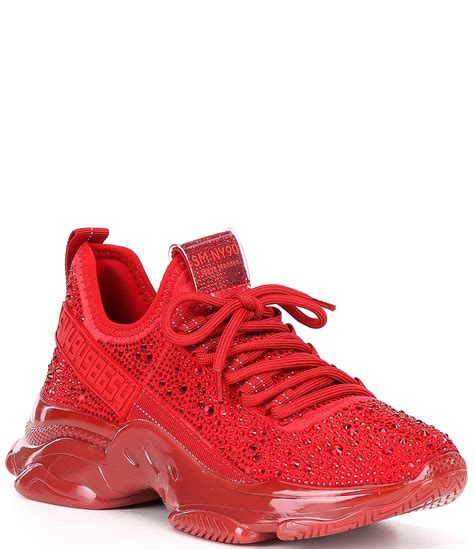 Steve Madden Maxima Rhinestone Embellished Chunky Sneakers | Dillard's