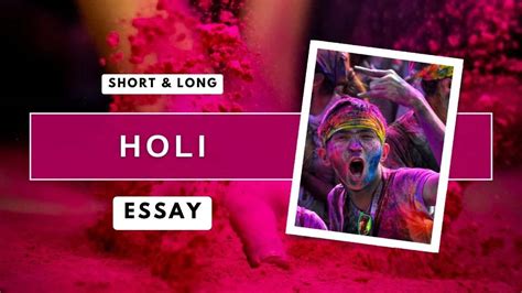 Essay on Holi for Children and Students in English, Easy and Simple ...