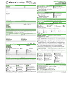 Fillable Online Labcorp Oncology: Diagnostic Testing for Cancer ...