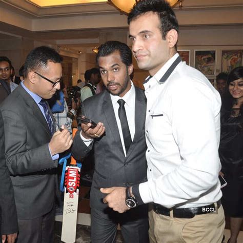 Irfan Pathan arrives during the Malaysian Palm Oil Council launch, held ...