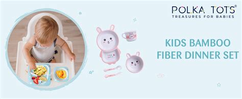 Buy Kids Dinner Set: Eco-Friendly Baby Tableware – PolkaTots.in