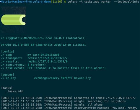 Celery Python Loop Task Execution Visual 的图像结果