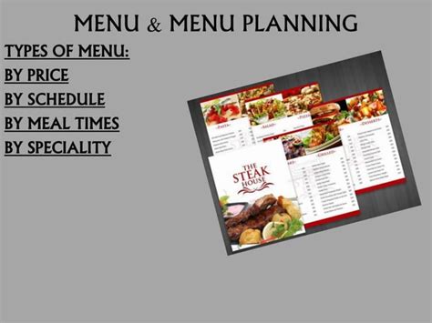 Types of Menu Planning 的图像结果