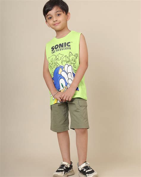 Sonic Printed Vest For Boys – Kidsville