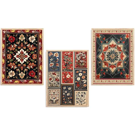 Traditional Wall Art Paintings for Living Room - Wall Poster With fram ...