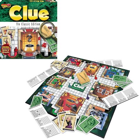 Amazon.com: Winning Moves Games Clue Classic with 1949 Card Artwork ...