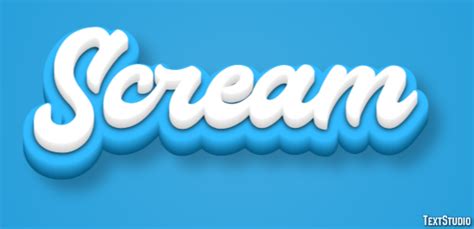 Image result for Scream Sound Text