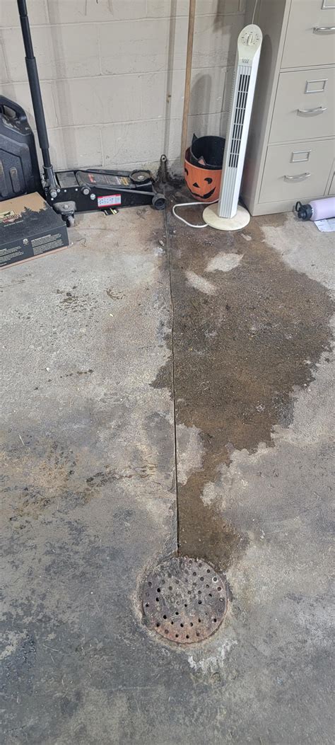 Concrete Floor Drain Installation