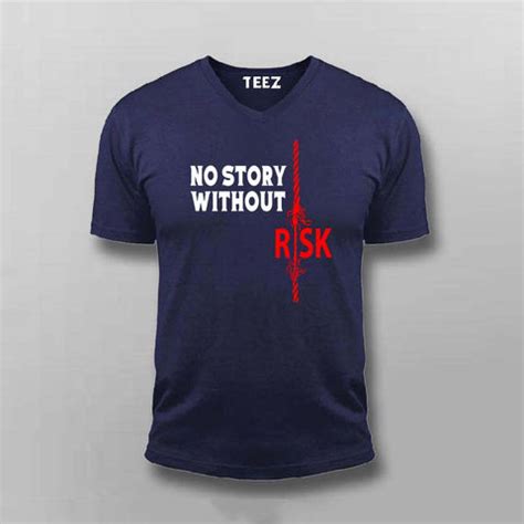 No Story Without Risk T-Shirt for Men – Bold Hustle Tee