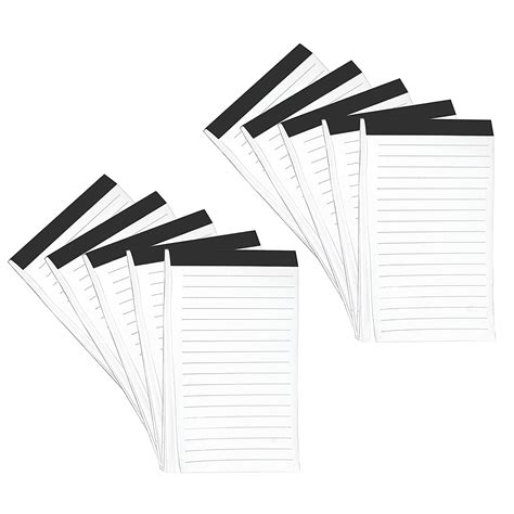 Dahsha 10 Pack Writing Notepad 30 Pages for Office, Home, Shop, School ...