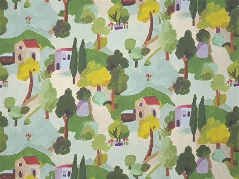 Pierre Frey | Wallpapers Maisons et jardins - Printemps (FP948001)