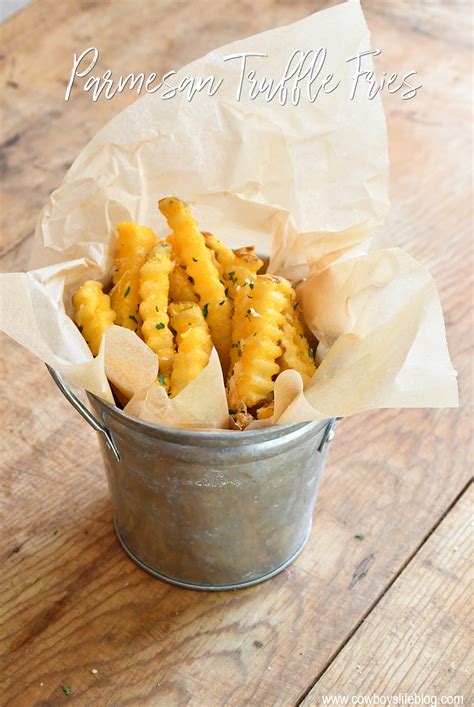 parmesan truffle fries - A Cowboys Life