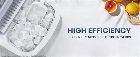 Buy Kilig H01B Countertop Ice Maker Machine | 6 Mins 9 Bullet Ice Cubes ...