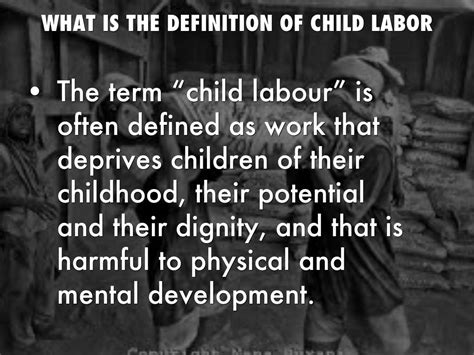Child Labour Definition