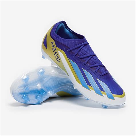 adidas Kids X Crazyfast Elite Messi Firm Ground - Lucid Blue/Blue Burst ...