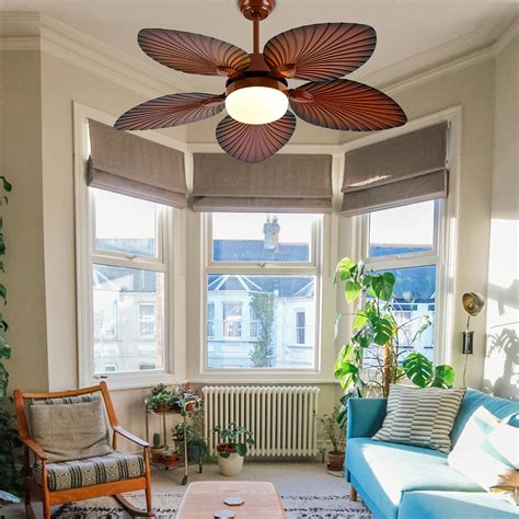 Tropical Style Ceiling Fans With Lights GOGEOUS Ceiling Fan With Light