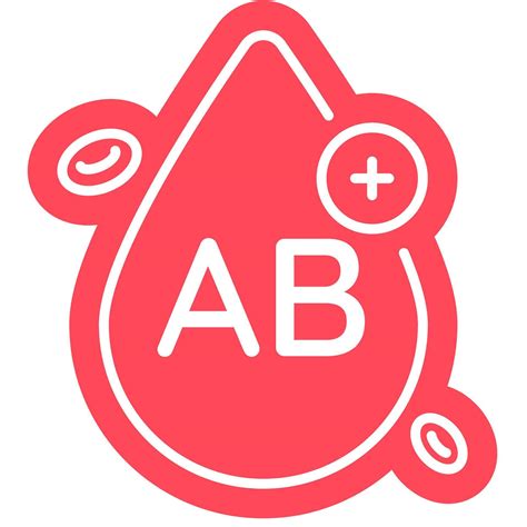 Blood type AB positive illustration 68742984 Vector Art at Vecteezy