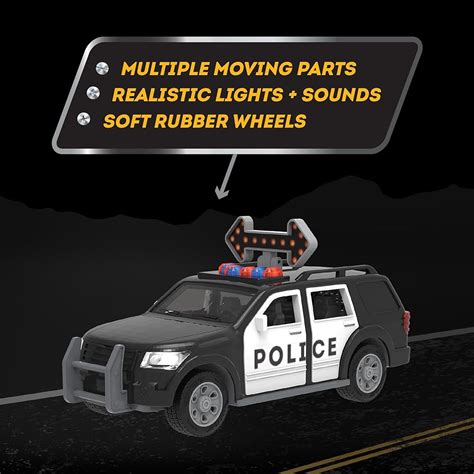 Driven Battat Driven by Battat 7-Inch Police SUV Toy with Lights ...