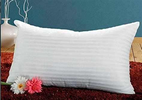 ATOOTFUSION Microfiber Conjugate Hollow Fiber Filled Striped Pillow Set ...