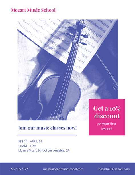 Image result for Lesson Flyer Viola