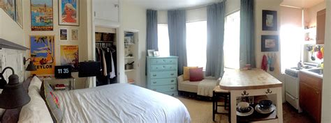 200 sq. ft. Boston Studio Apt: Small Studio Apartment Design