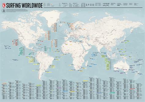 Surfing Worldwide - the ultimate map - Marmota Maps