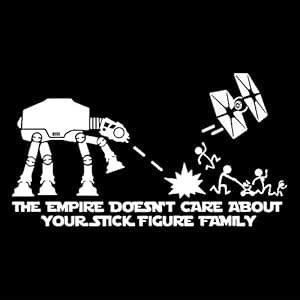 Star Wars ATAT & Tie Fighter Inspired 'The Empire Doesnt Care About ...