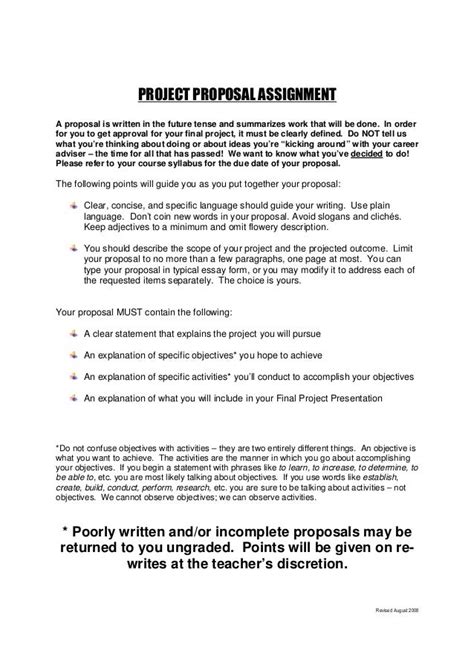 Image result for Class Assignment Proposal Outline