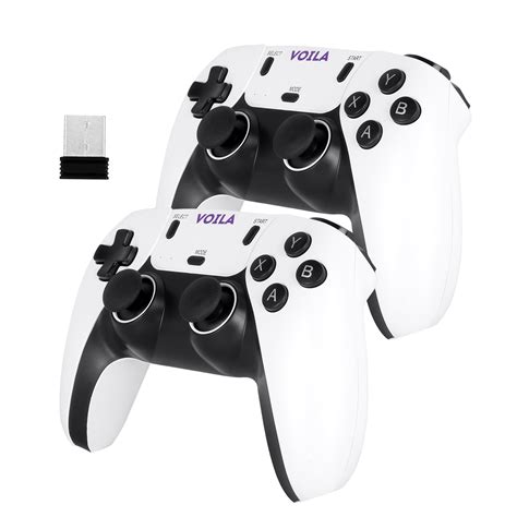 Voila 2.4G Wireless Game Controller Ergonomic Design Dual Player Suppo
