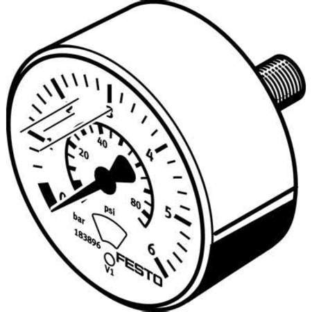 Festo Pressure Gauge MA-23-6-R1/8 MA-23-6-R1/8 | Zoro