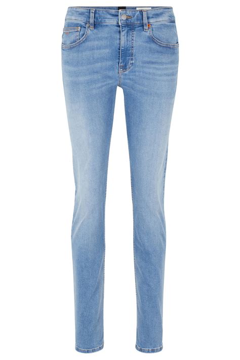 BOSS slim fit jeans bright blue | wehkamp