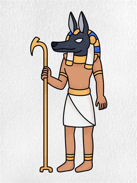 Image result for Draw Anubis Step by Step
