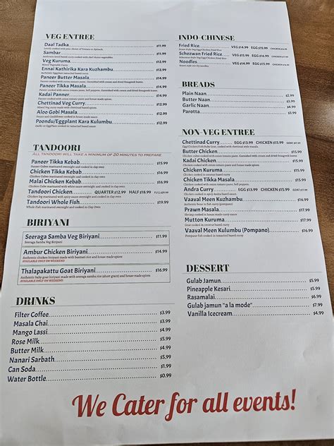 Madurai Kitchen, Warrenville - Menu, Reviews (256), Photos (24 ...