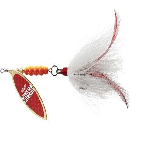 Buy Mepps Giant Killer Bucktail Fishing Lure, 1 1/4-Ounce, Rebo Scale ...