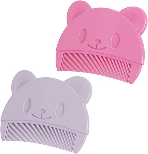 2 Baby Bear-Shaped Cradle Cap Hair Combs, Baby Hair Brushes, Bath ...