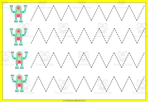 Robot Tracing Worksheet 的图像结果