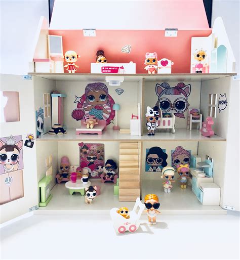 LOL Doll Surprise Dolls House | Lol dolls, Kids doll house, Diy dollhouse