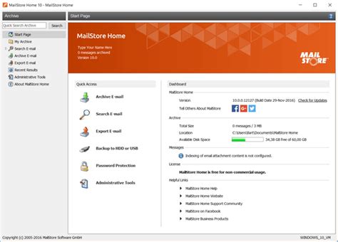 Software-update: MailStore Home 11.2.0 - Computer - Downloads - Tweakers