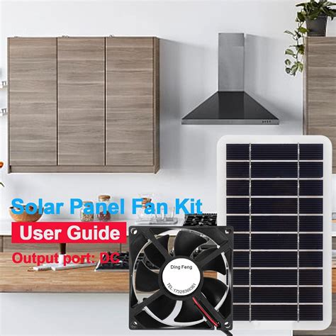 30W Solar Panel Powered Fan, Solar Powered Attic India | Ubuy