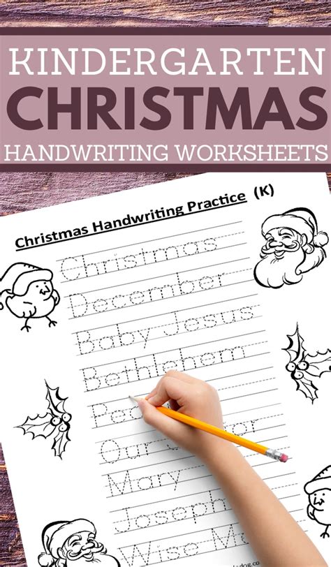 Christmas Cursive Handwriting Practice 的图像结果