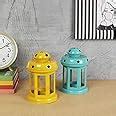 Buy TIED RIBBONS Set of 2 Hanging Lantern Tea Light Candle Holder for ...