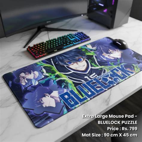 Blue Lock Puzzle - Extra Large Mouse Pad – Dopamine Store