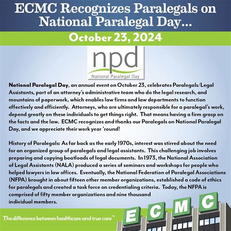 National Paralegal Day celebrates Paralegals/Legal Assistants who do ...