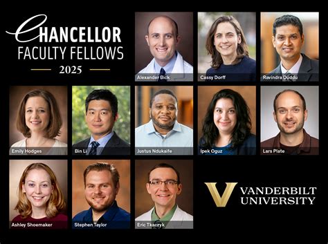 11 Vanderbilt faculty members selected as 2025 Chancellor Faculty ...