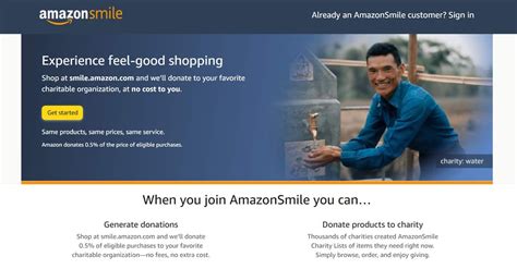 Smile Amazon Homepage 的图像结果