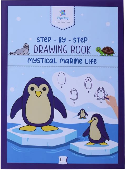 PepPlay Step by Step Drawing Book Mystical Marine Life - Essential ...