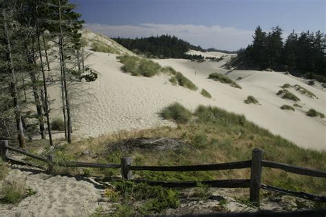 Sand dunes at Florence Oregon. Lived here about 4 months and it rained ...