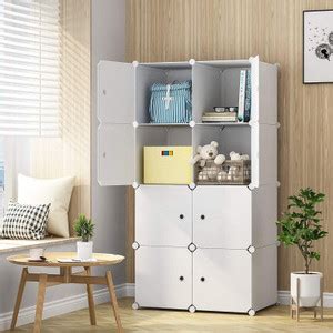 KriShyam ® 8-Cube Door Storage Organizer Modular Bookcase Shelves for ...